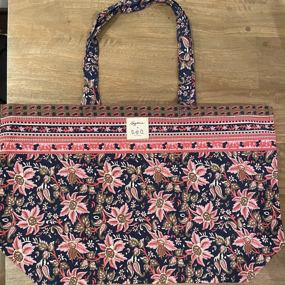 Sezane x Sea tote